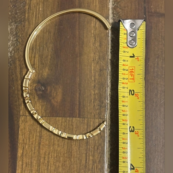 Gold With White Gems Bracelet NEW! - Picture 13 of 17